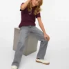 Vmtessa Jeans mit hoher Leibhöhe und weitem Bein