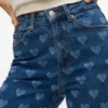 Vmtessa Jeans mit hoher Leibhöhe und weitem Bein