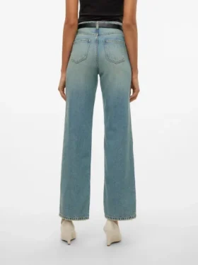 Vmtessa Jeans mit hoher Taille und weitem Bein