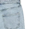 Vmtessa Jeans mit Strasssteinen, hoher Taille und weitem Bein