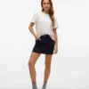 Vmtessa kurzer Rock mit hoher Taille als Shorts