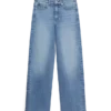 Vmtessa-Stretch-Jeans mit hoher Leibhöhe und weitem Bein