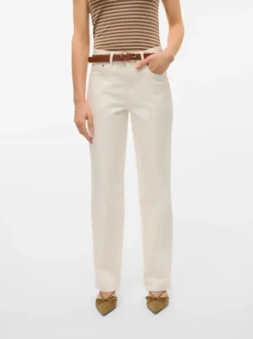 Vmvalerie Mid Rise Straight Fit Jeans