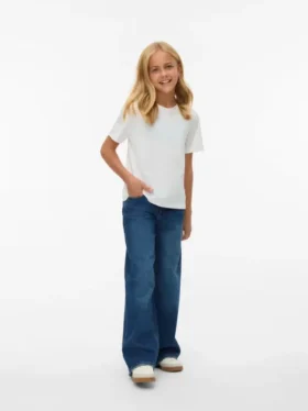 Vmvanessa Jeans mit niedriger Leibhöhe und weitem Bein