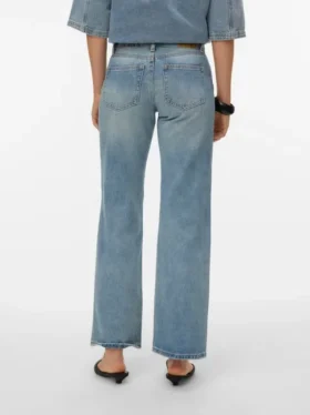 Vmvanessa Jeans mit niedriger Leibhöhe und weitem Bein