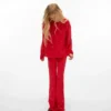Vmvelvet-Hose mit hoher Taille