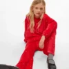 Vmvelvet-Hose mit hoher Taille