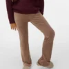 Vmvelvet-Hose mit mittlerer Taillenhöhe