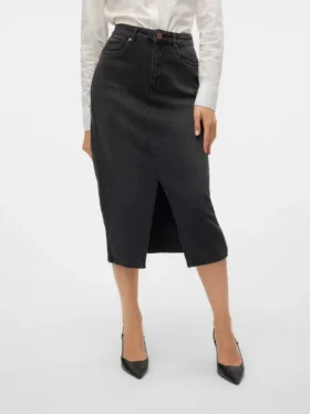 Vmveri langer Rock mit hoher Taille