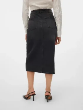 Vmveri langer Rock mit hoher Taille