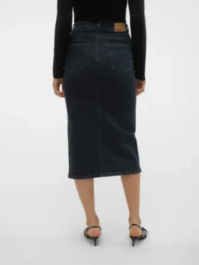 Vmveri langer Rock mit hoher Taille