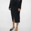 Vmveri langer Rock mit hoher Taille