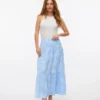 Vmvichy langer Rock mit hoher Taille