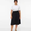 Vmvilja Cord-Midi-Rock mit hoher Taille