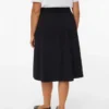 Vmvilja Cord-Midi-Rock mit hoher Taille