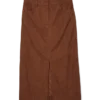 Vmvilja Cord-Midi-Rock mit hoher Taille