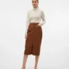 Vmvilja Cord-Midi-Rock mit hoher Taille