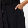 Vmvilja Cord-Midi-Rock mit hoher Taille