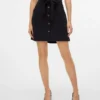 Vmvilja Cord-Minirock mit hoher Taille als Short