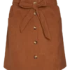 Vmvilja Cord-Minirock mit hoher Taille als Short