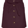 Vmvilja Cord-Minirock mit hoher Taille als Short