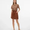 Vmvilja Cord-Minirock mit hoher Taille als Short