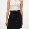 Vmvilja Cord-Minirock mit hoher Taille als Short
