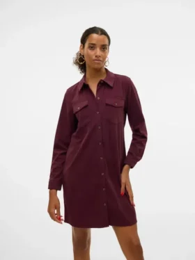Vmvilja Cord-Shorts-Kleid