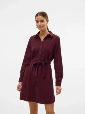 Vmvilja Kurzes Cordkleid mit Shorts