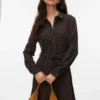 Vmvilja Kurzes Cordkleid mit Shorts