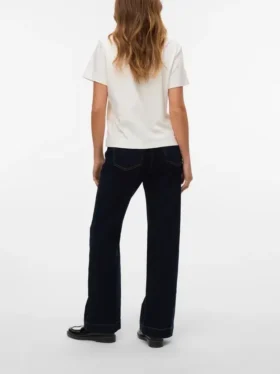Vmvivianne Jeans mit hoher Taille und ausgestelltem Schnitt