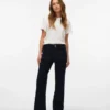 Vmvivianne Jeans mit hoher Taille und ausgestelltem Schnitt