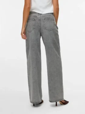 Vmwien Jeans mit mittlerer Leibhöhe und weitem Bein