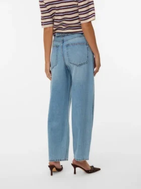 Vmzelda High Rise Barrel Fit Jeans
