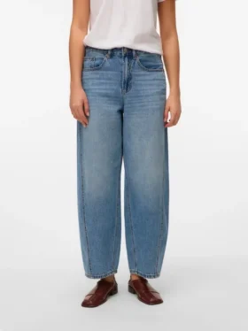 Vmzelda High-Rise-Jeans im Barrel-Fit