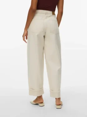 Vmzelda Jeans mit hoher Leibhöhe und weitem Bein