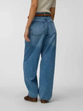 Vmzoe Jeans mit mittlerer Leibhöhe und Barrel-Fit
